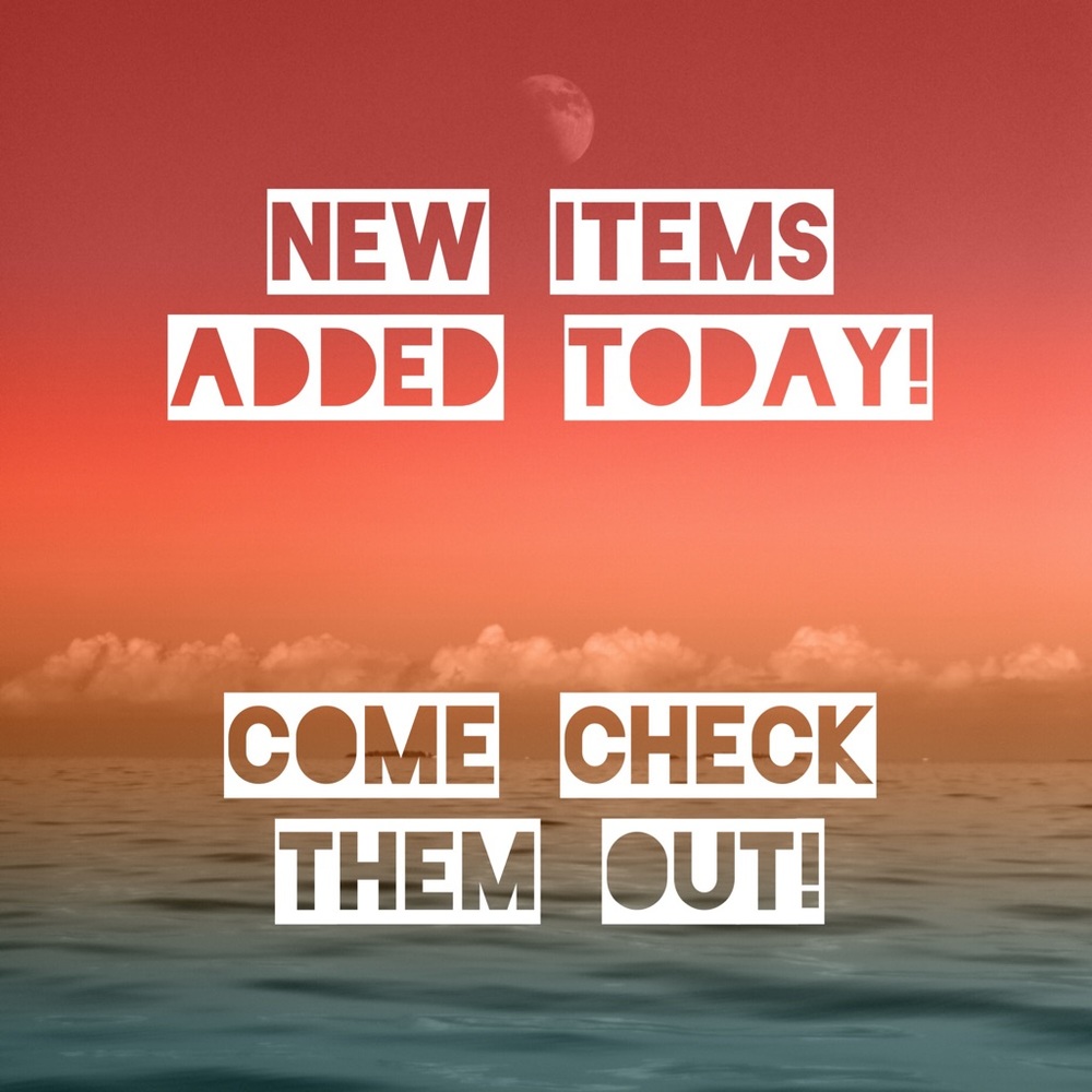I added some listings today!
